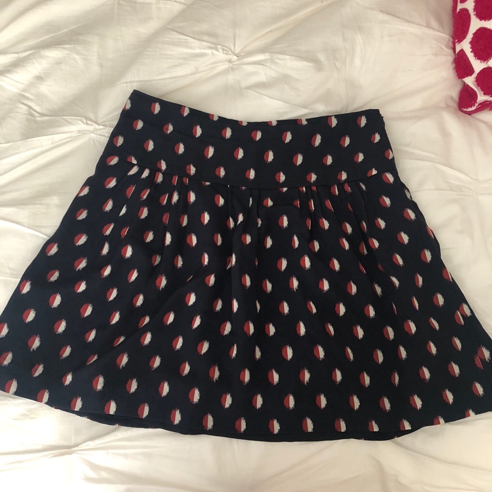 Madewell fit and flare mini skirt